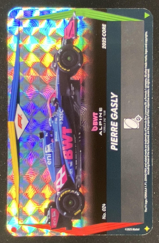 2025 UNO Elite F1 Pierre Gasly trading card