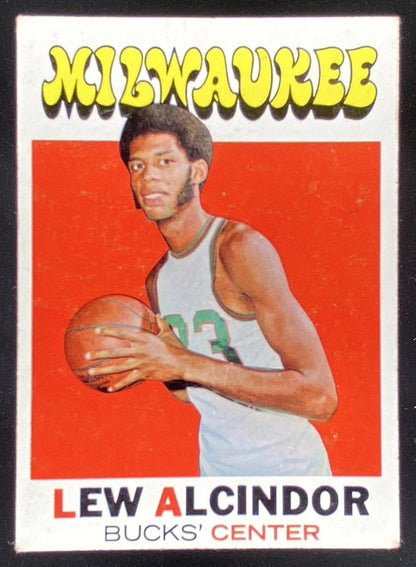 1971 Topps Lew Alcindor #100 trading card