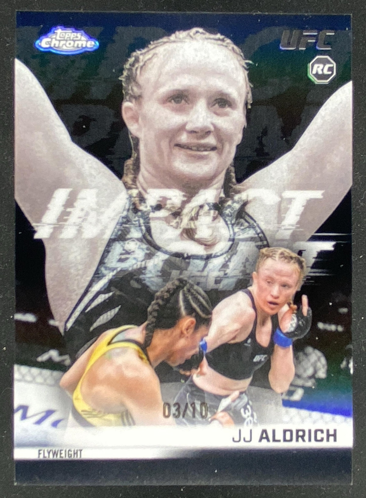 2026 Topps Chrome UFC JJ Aldrich trading card