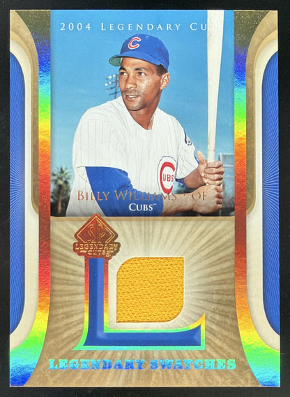 2004 SP Legendary Cuts Legendary Swatches Billy Williams trading card