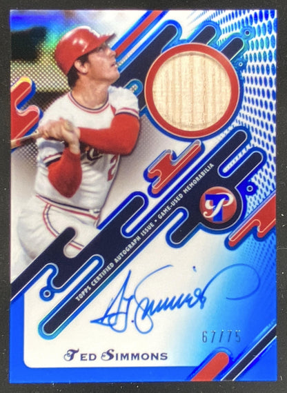 2025 Topps Pristine Ted Simmons #PPAR-TSS trading card