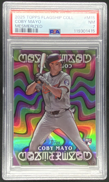 2025 Topps Coby Mayo #M-15 graded PSA 7 trading card