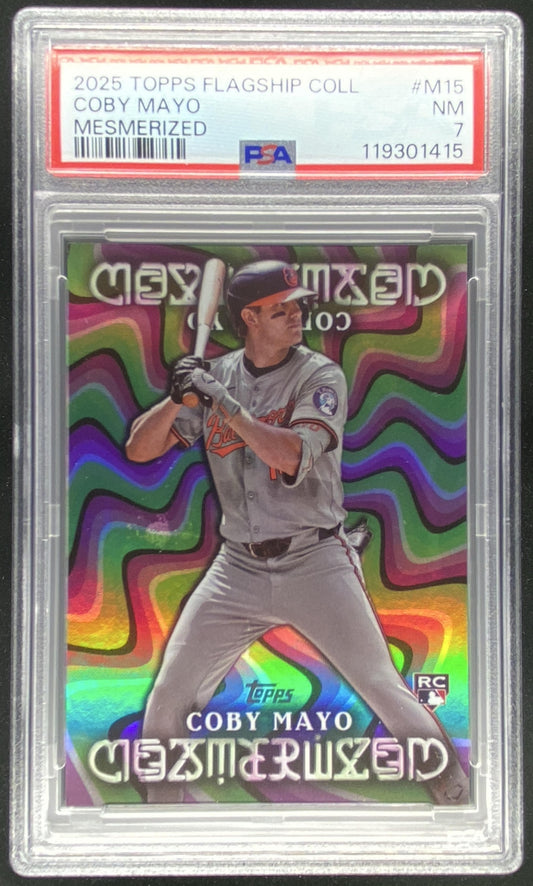 2025 Topps Coby Mayo #M-15 graded PSA 7 trading card