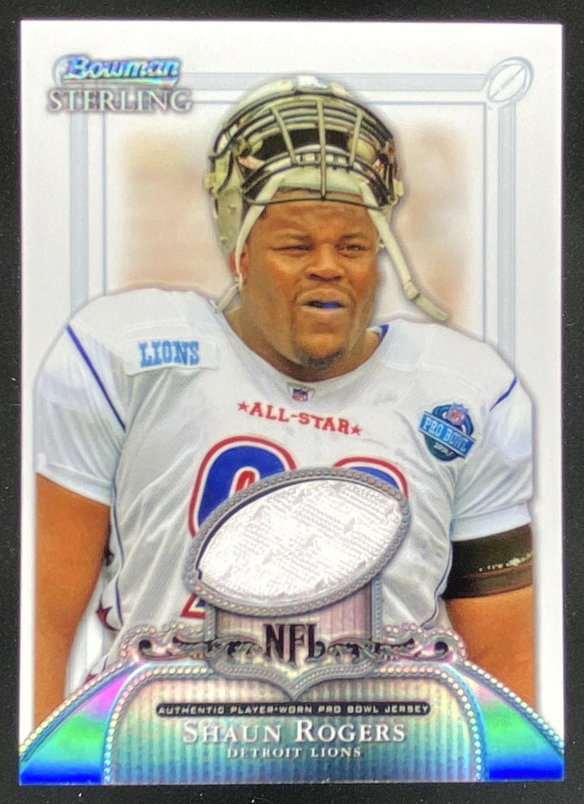 2006 Bowman Sterling Shaun Rogers #BS-SR trading card