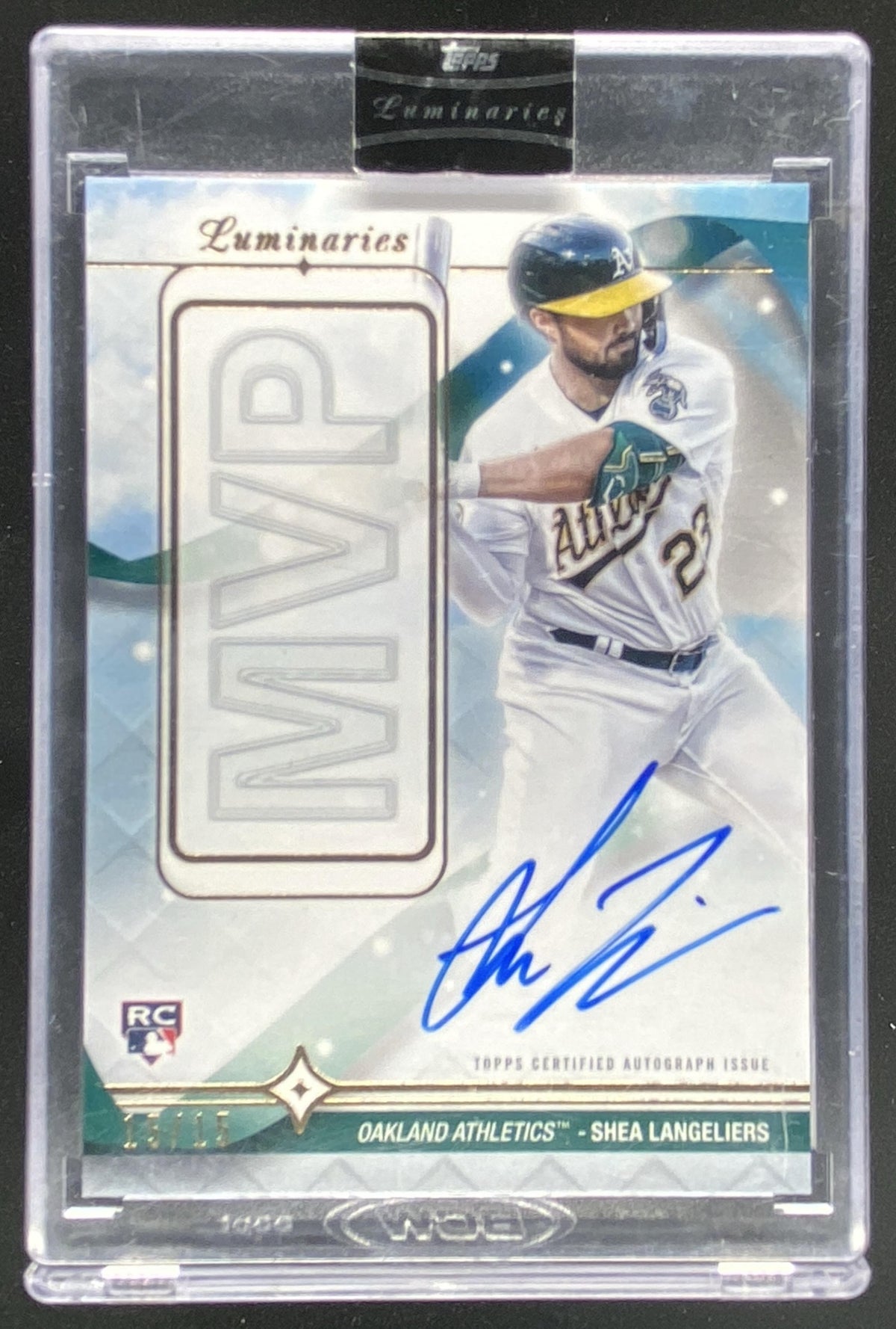 2023 Topps Luminaries Shea Langeliers #HRK-SL trading card