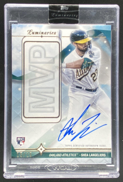 2023 Topps Luminaries Shea Langeliers #HRK-SL trading card
