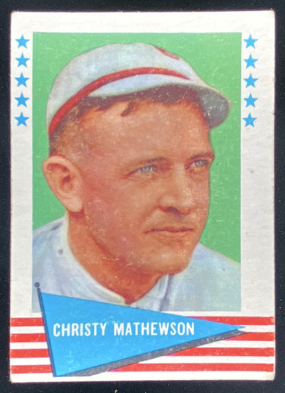 1961 Fleer Baseball Greats Christy Mathewson #59 trading card