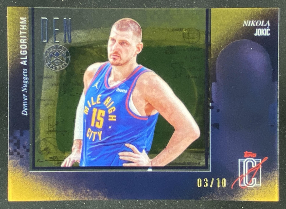 2025 Topps Signature Class Nikola Jokic trading card