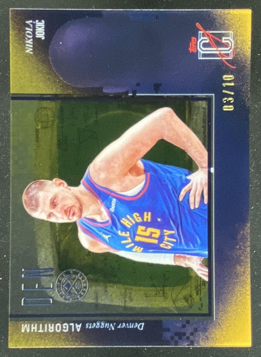 2025 Topps Signature Class Nikola Jokic trading card