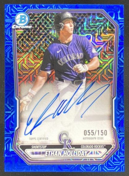 2026 Bowman Chrome Ethan Holliday #BMA-EH trading card