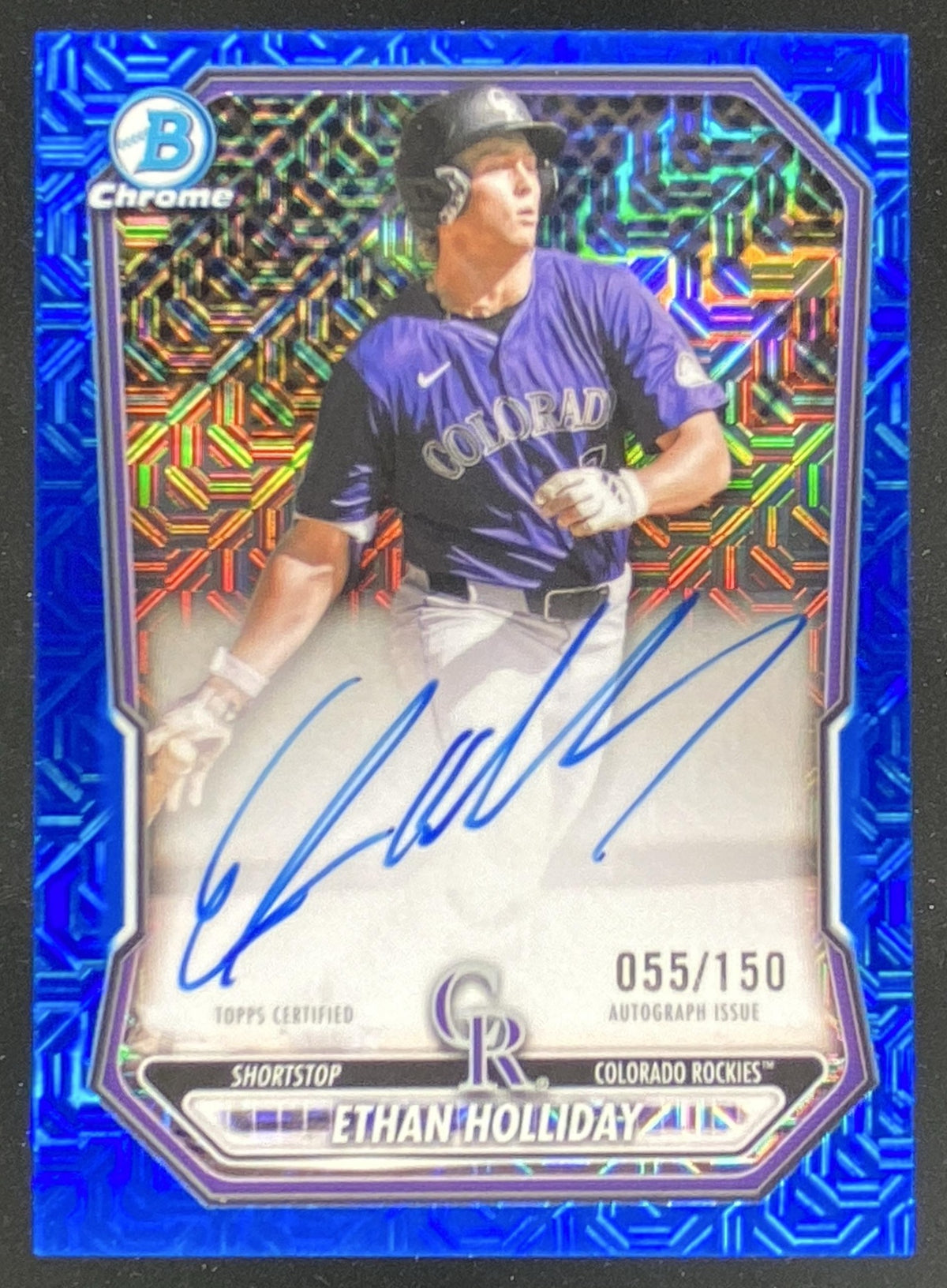 2026 Bowman Chrome Ethan Holliday #BMA-EH trading card
