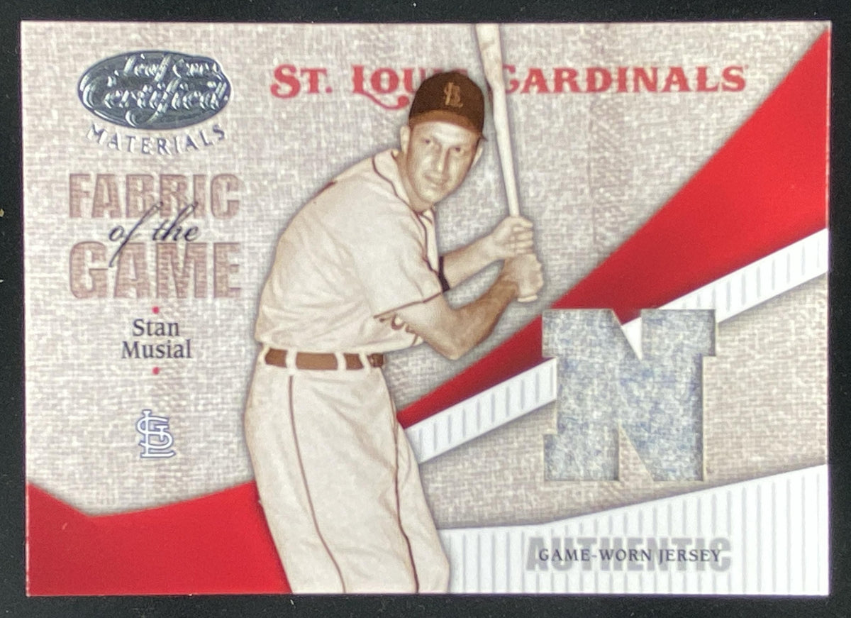 2004 Leaf Certified Materials Stan Musial trading card