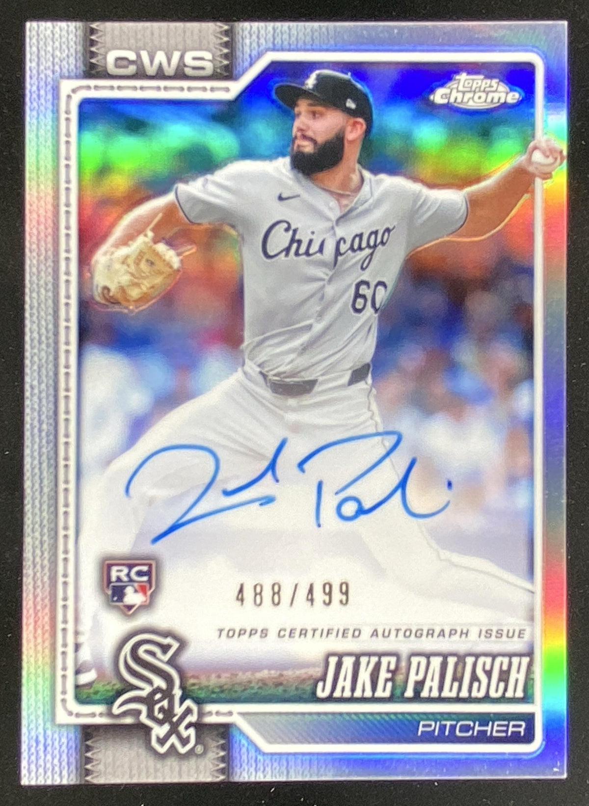 2026 Topps Chrome Jake Palisch #RA-JPA trading card