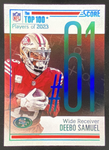 2024 Panini Score Deebo Samuel #61 trading card