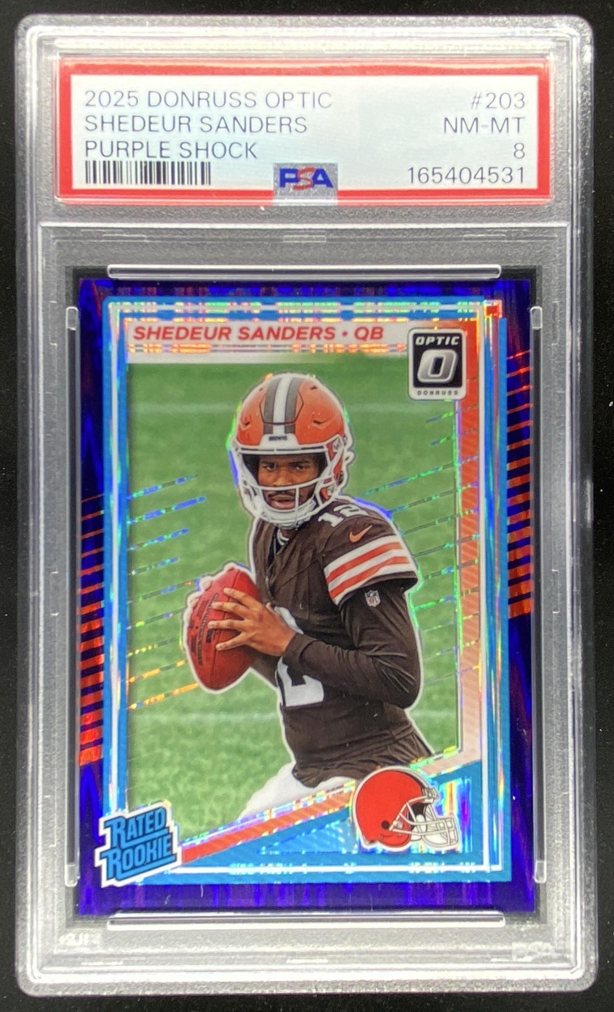 2025 Panini Donruss Optic Shedeur Sanders #203 trading card