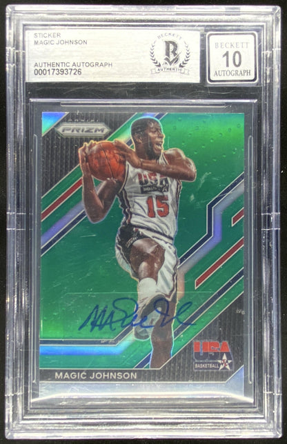 2022 Panini Prizm USA Basketball Magic Johnson #7 trading card