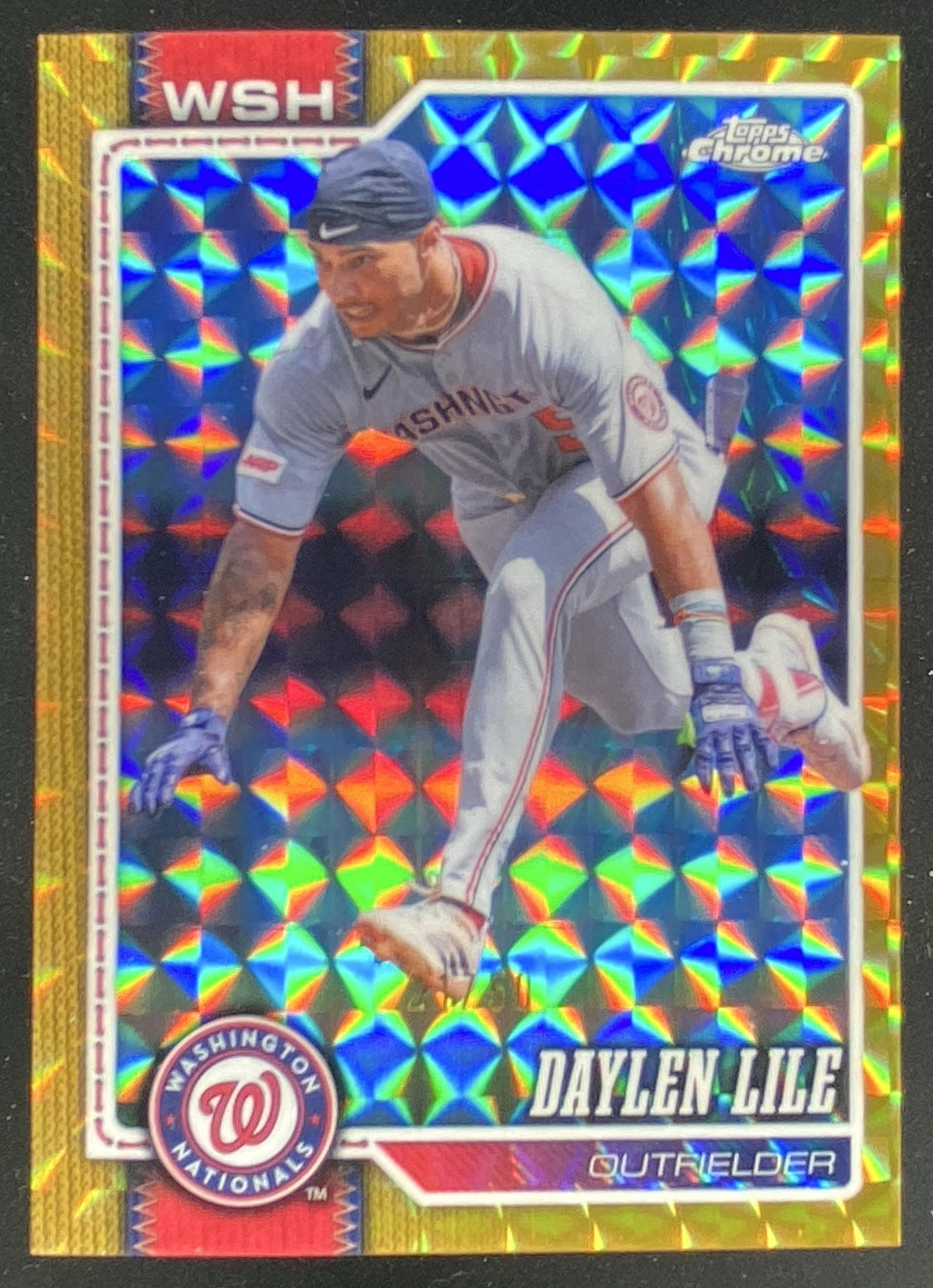 2026 Topps Chrome Daylen Lile #132 trading card