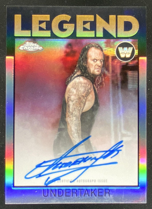 2026 Topps Chrome WWE Undertaker trading card