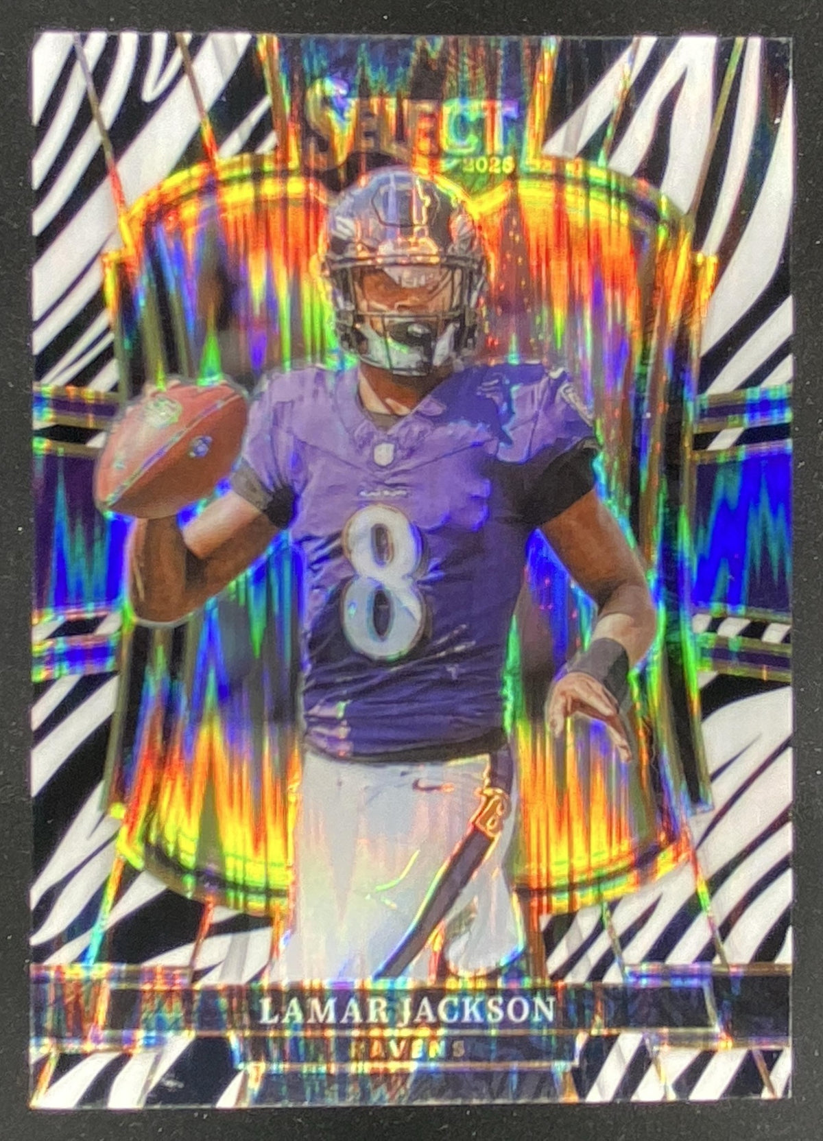 2025 Panini Select Lamar Jackson #160 trading card