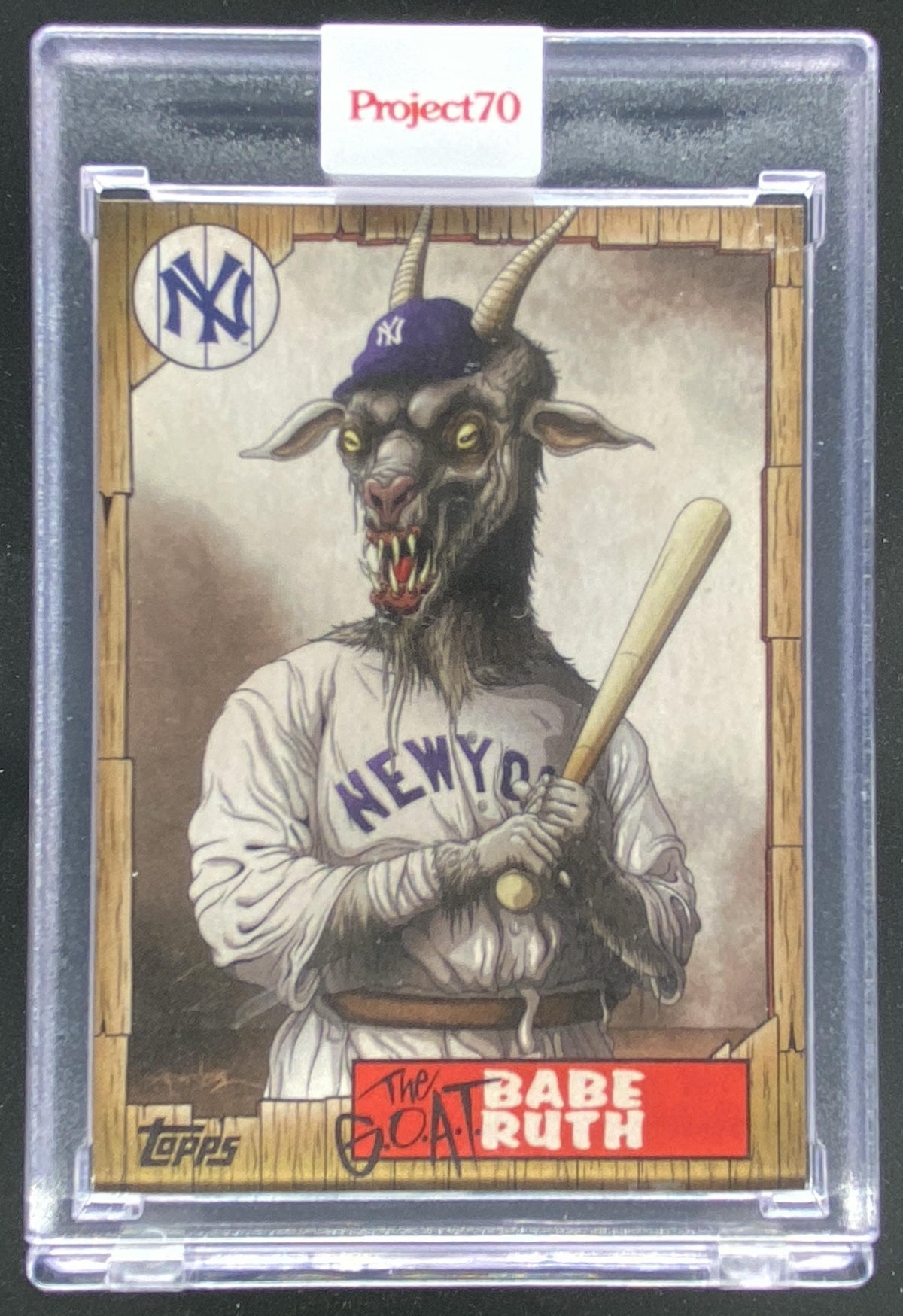 2021 Topps Project70 Babe Ruth #666 trading card