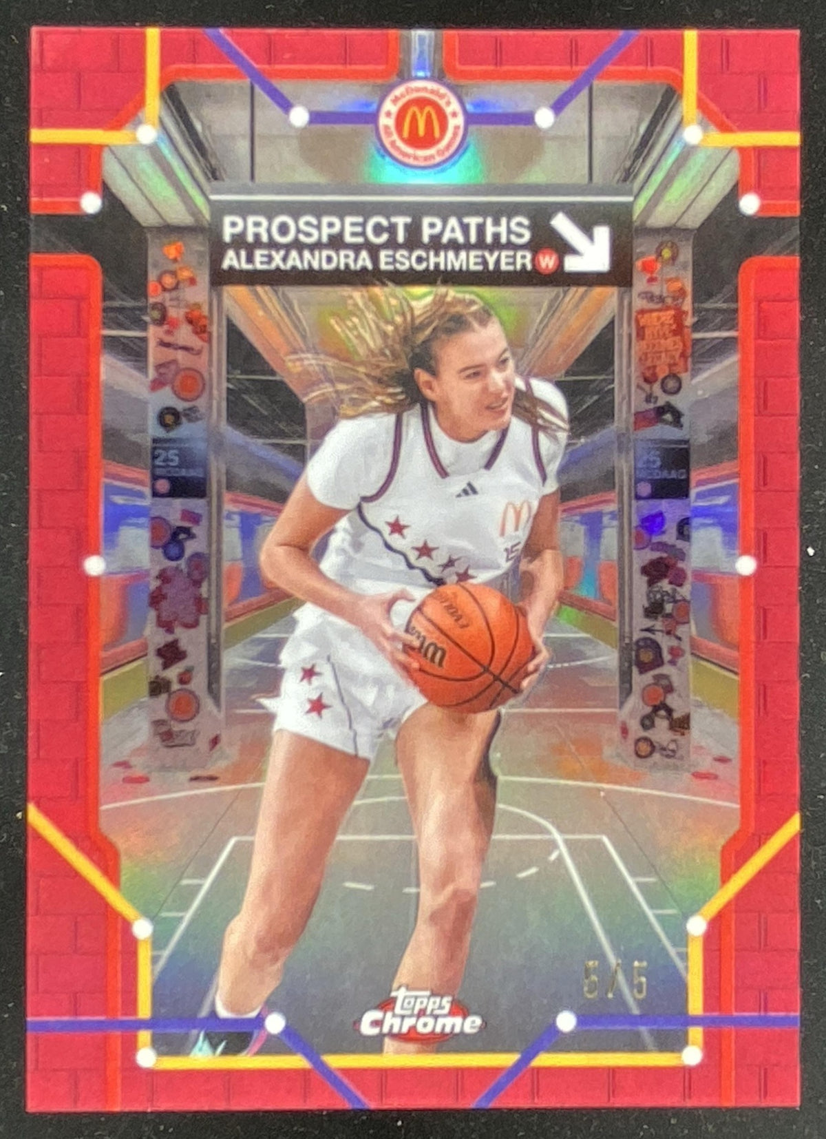 2025 Topps Chrome McDonald's All-American Alexandra Eschmeyer trading card