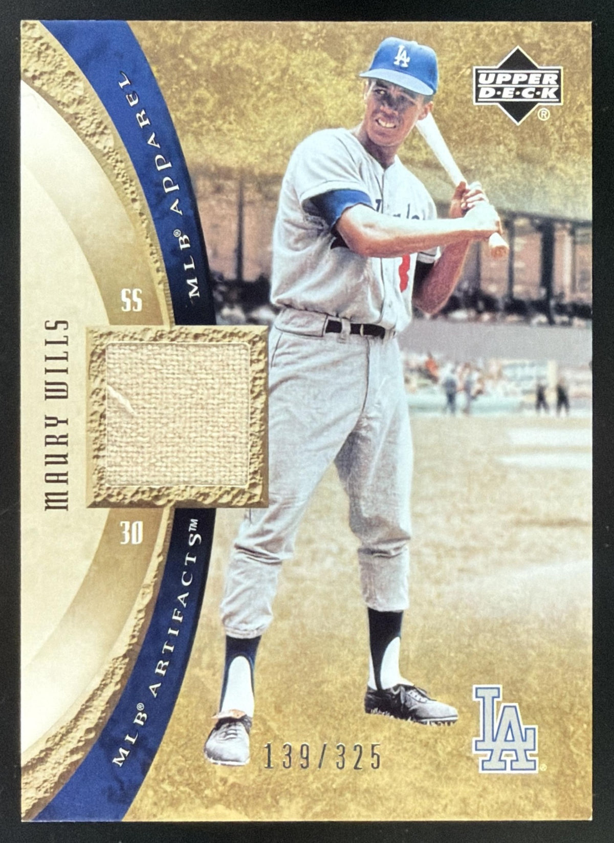 2005 Upper Deck Artifacts Maury Wills trading card