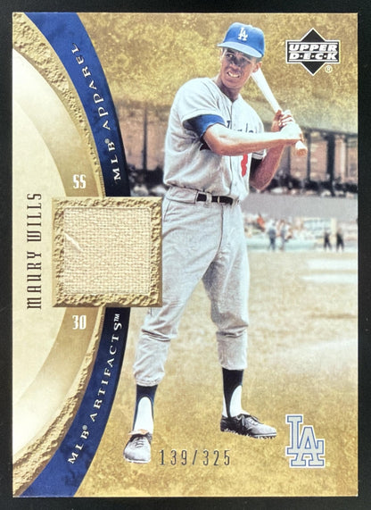 2005 Upper Deck Artifacts Maury Wills trading card