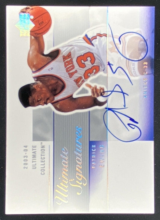 2003 Upper Deck Ultimate Collection Patrick Ewing #PE-A trading card