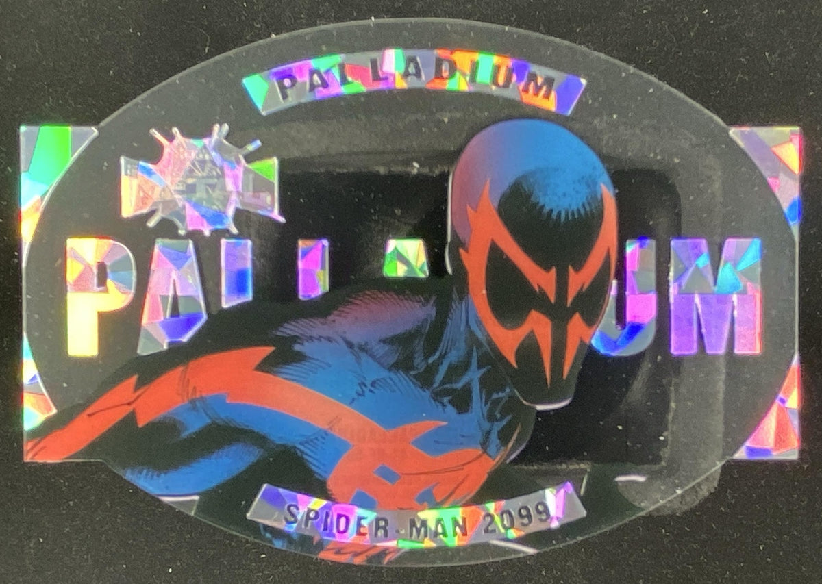 2021 Skybox Metal Universe Marvel Spider-Man Spider-Man 2099 trading card