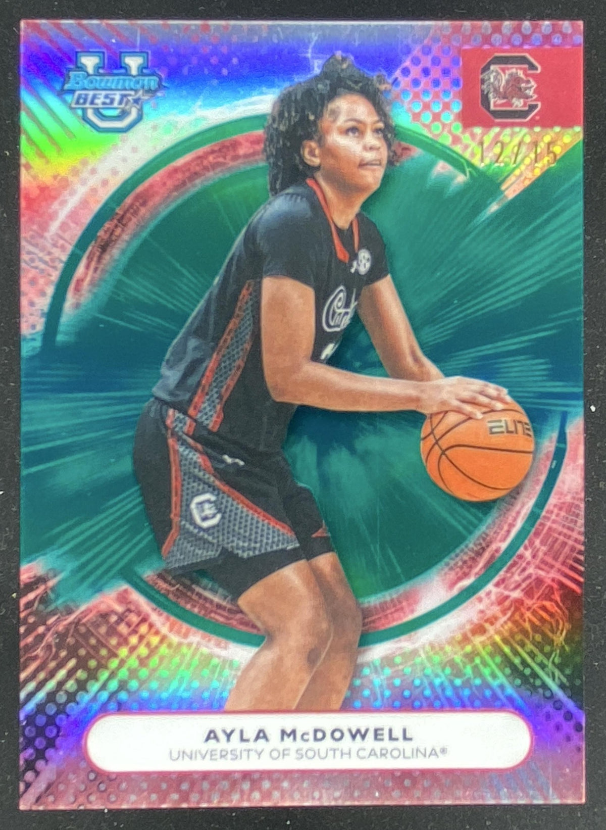 2025 Bowman's Best University Ayla McDowell #92 trading card