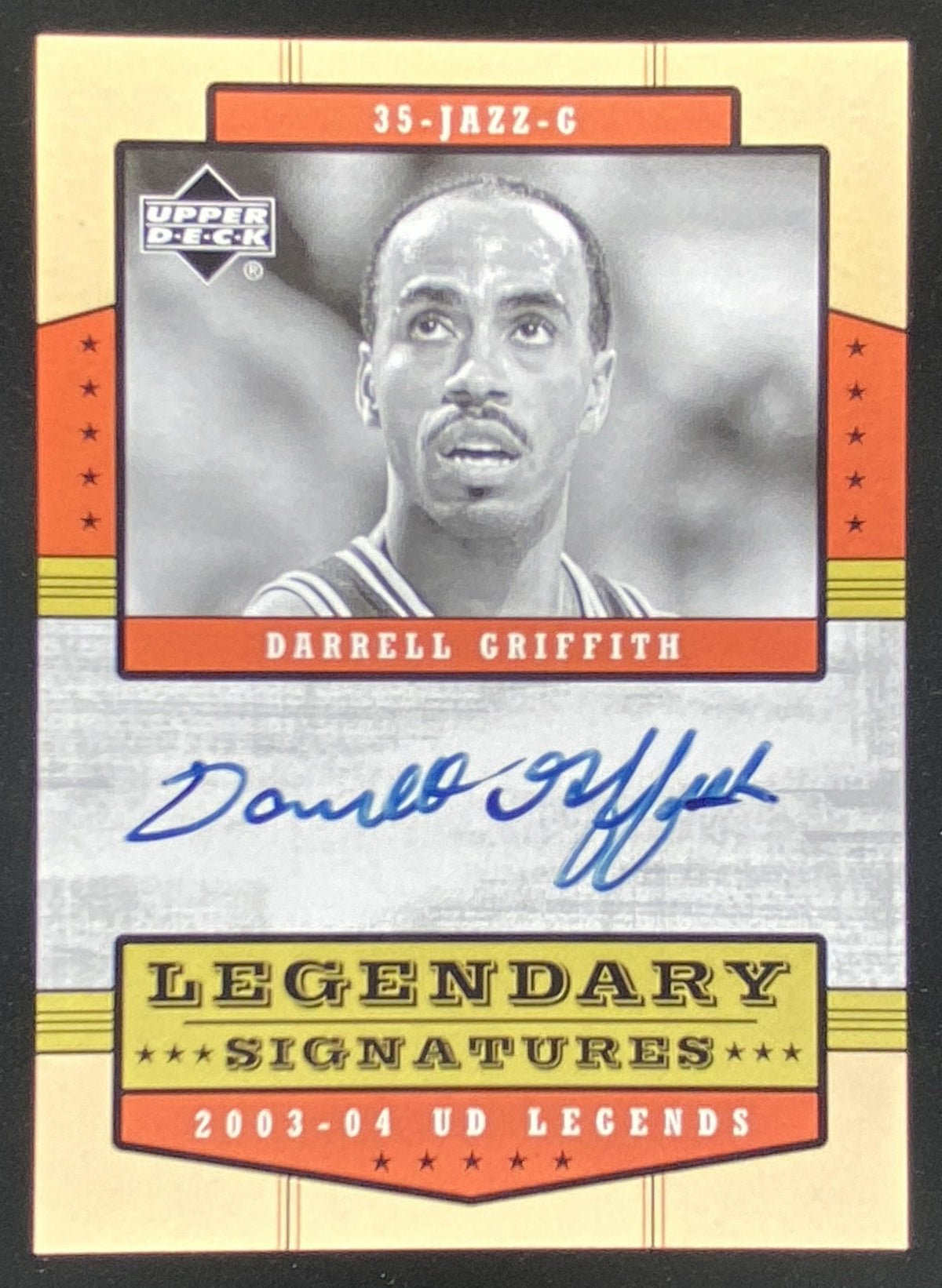 2003 Upper Deck Legends Darrell Griffith #LS-DG trading card