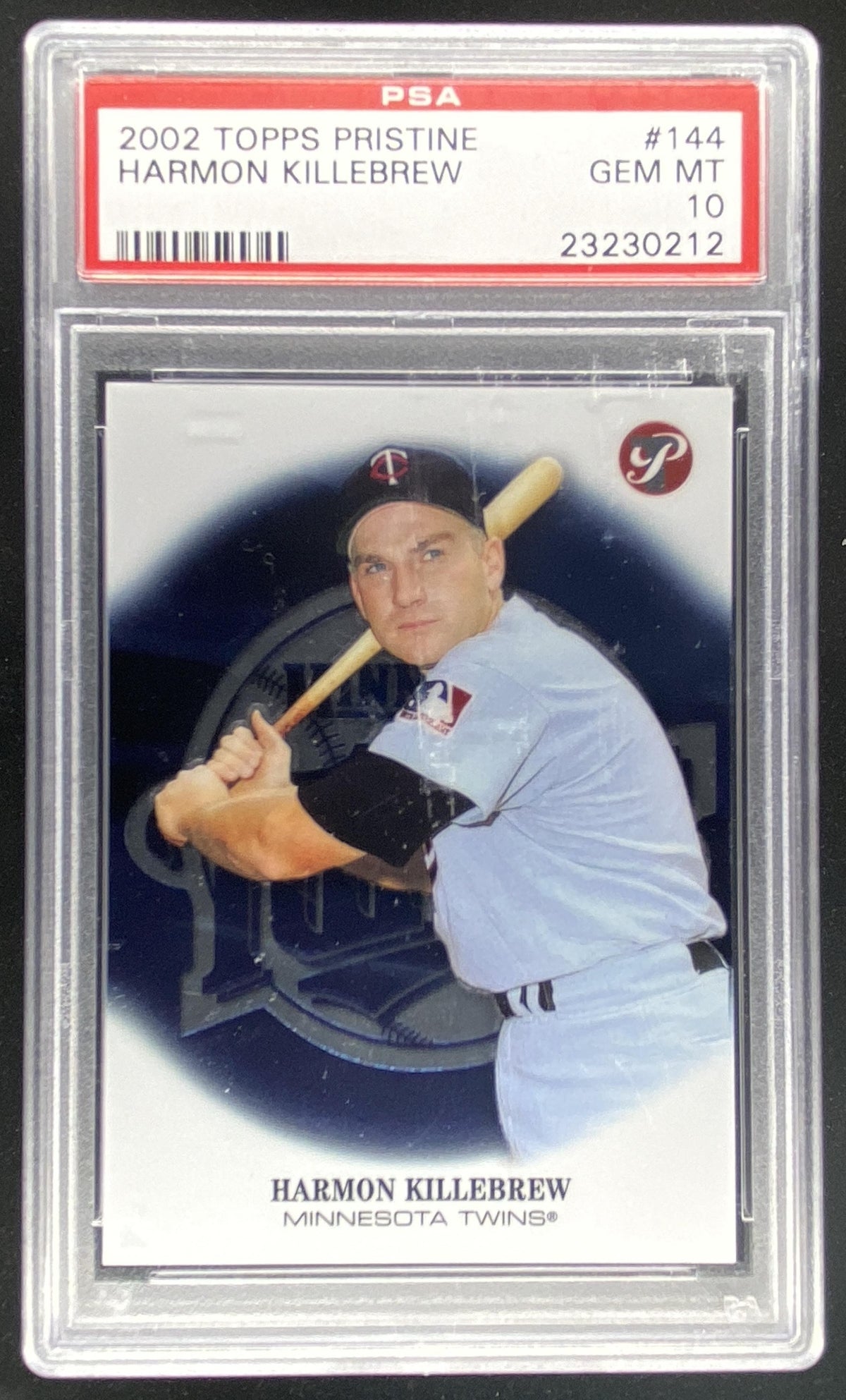 2002 Topps Pristine Harmon Killebrew #144 graded PSA 10 trading card