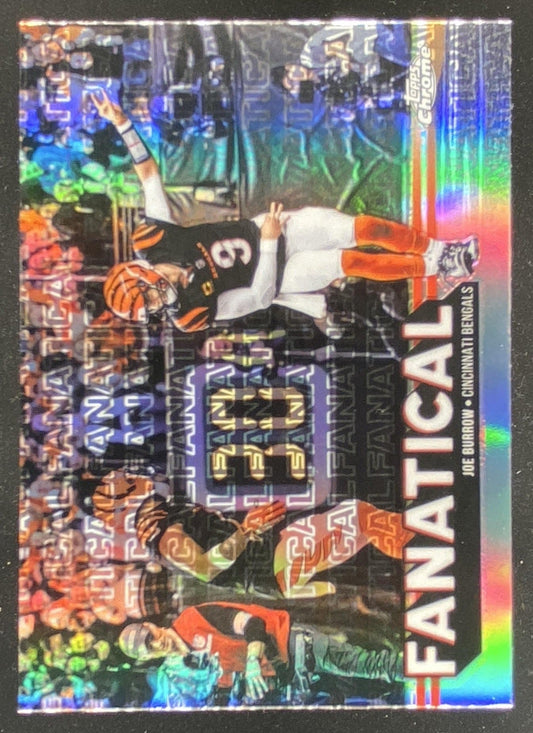 2025 Topps Chrome Joe Burrow #FF-13 trading card