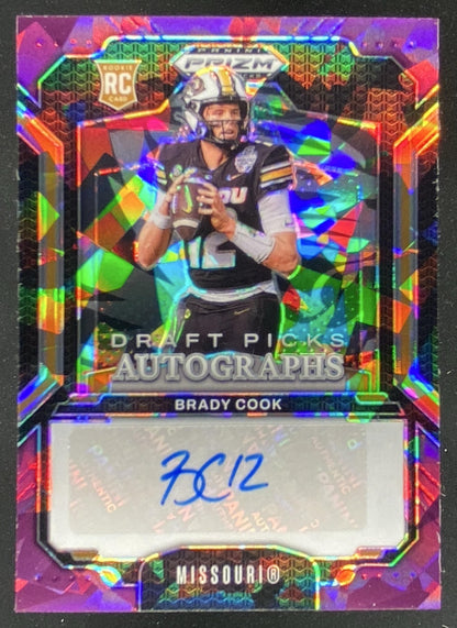 2025 Panini Prizm Draft Picks Brady Cook #DPA-BCK trading card