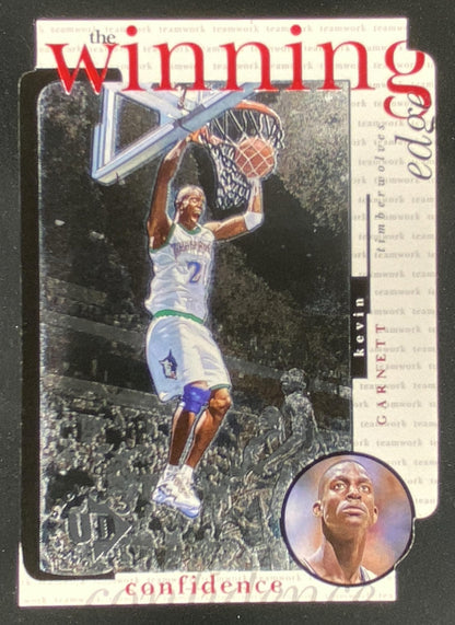 1996 Upper Deck UD3 Kevin Garnett #W10 trading card