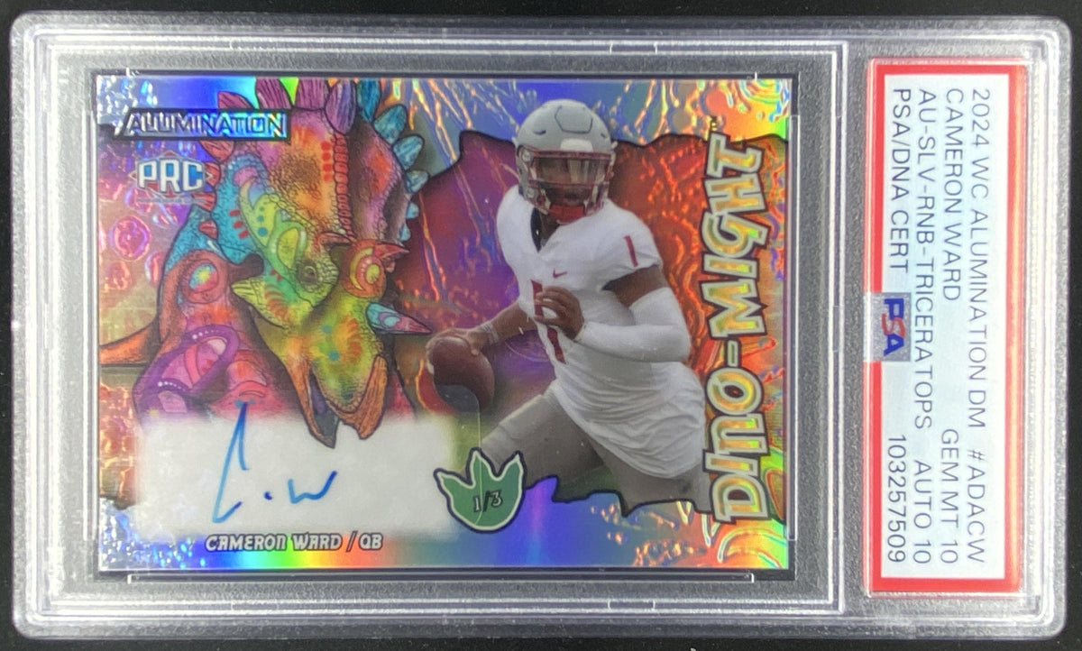 2023 Wild Card Alumination Cameron Ward graded PSA 10 trading card