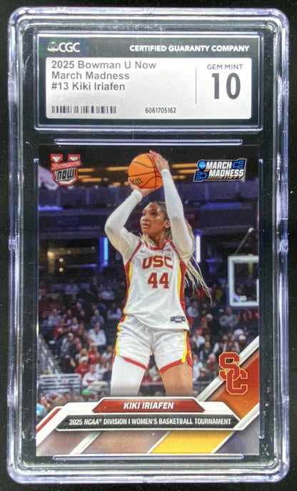 2024 Bowman University Kiki Iriafen #13 trading card