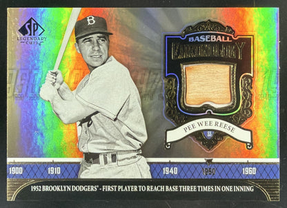 2006 SP Legendary Cuts Baseball Chronology Pee Wee Reese trading card