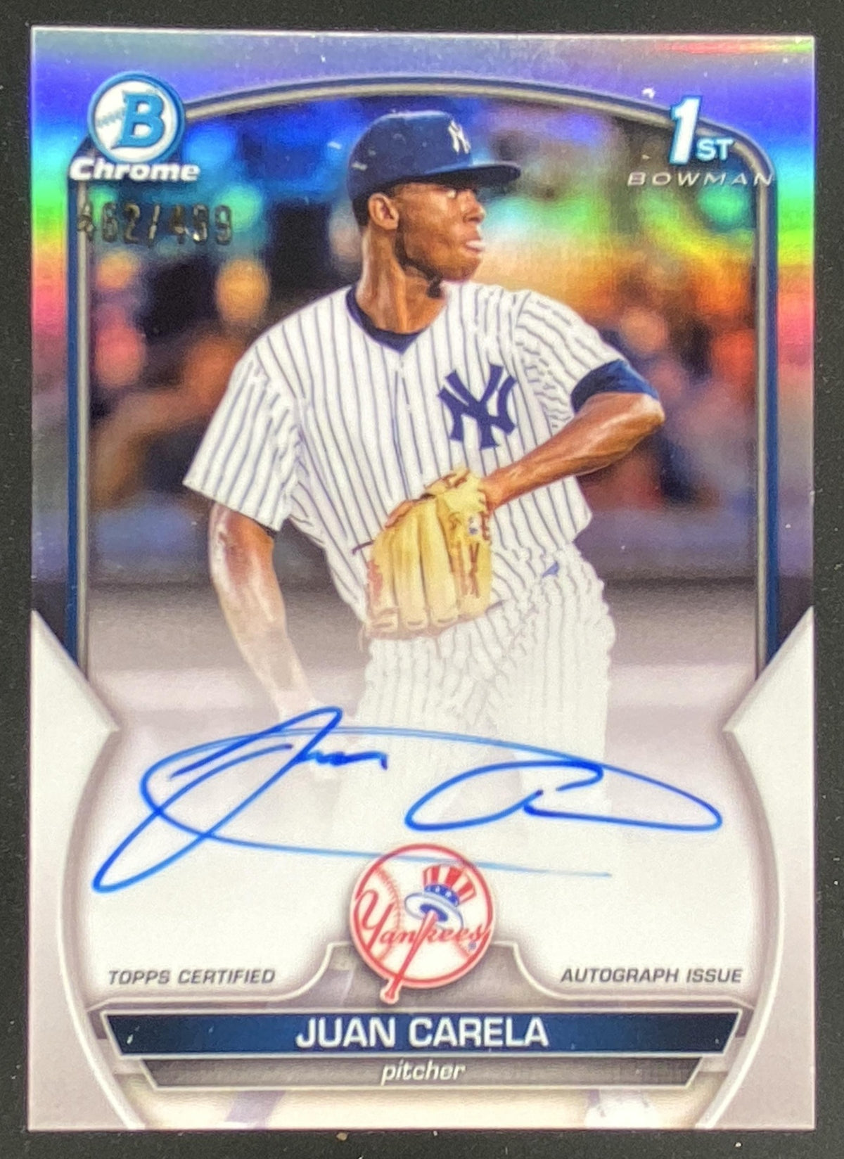 2023 Bowman Juan Carela #CPA-JCA trading card