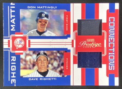 2005 Playoff Prestige Don Mattingly / Dave Righetti #C-25 trading card