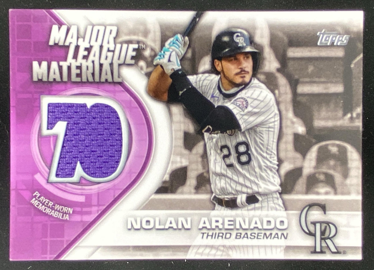 2021 Topps Nolan Arenado #MLM-NA trading card