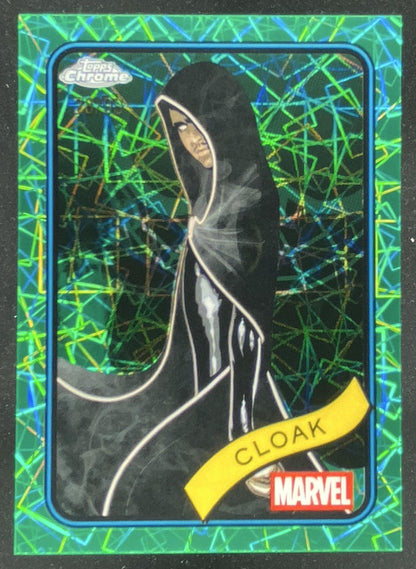 2025 Topps Chrome Marvel Hulk Cloak trading card