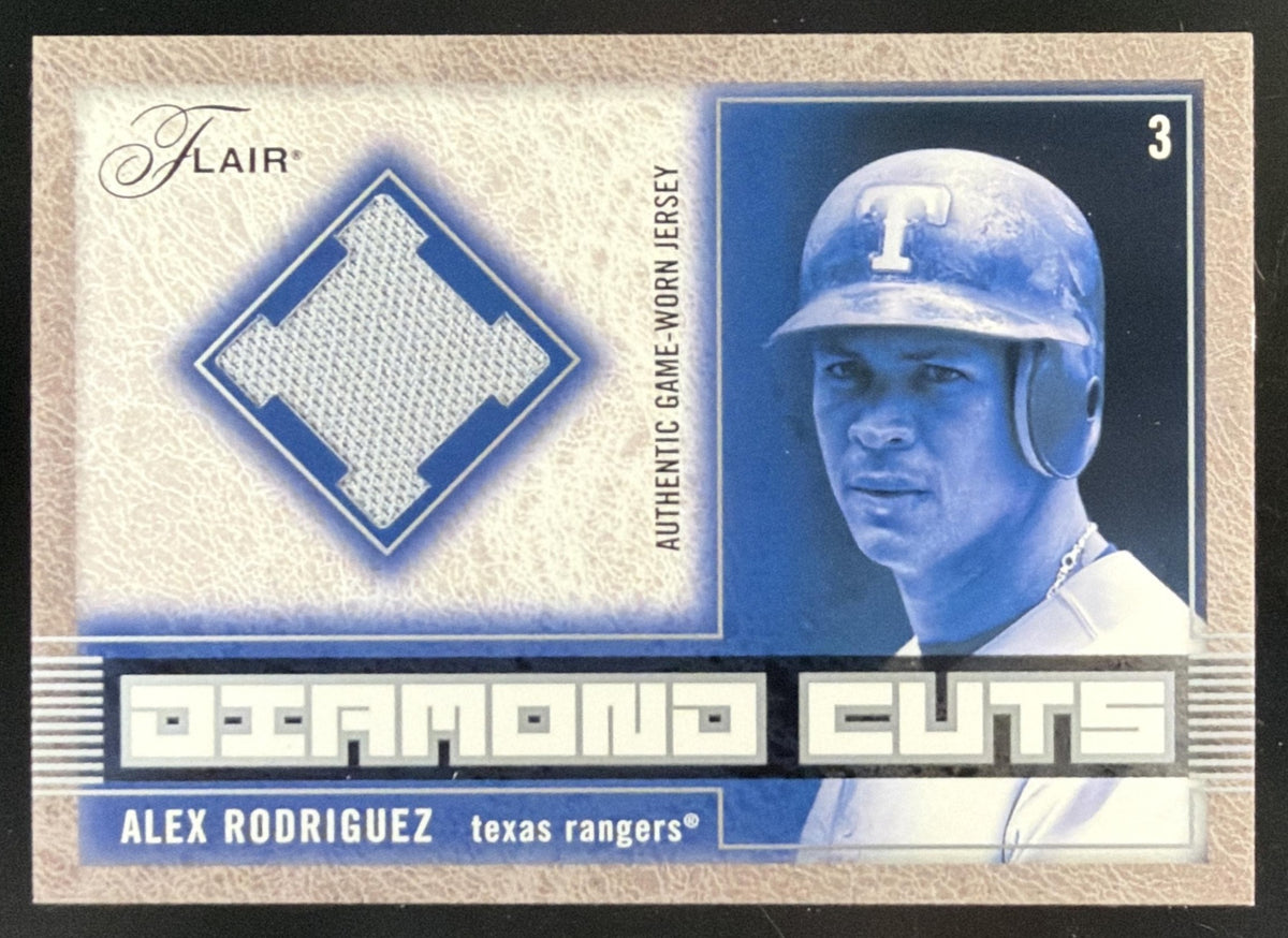 2003 Flair Diamond Cuts Alex Rodriguez trading card