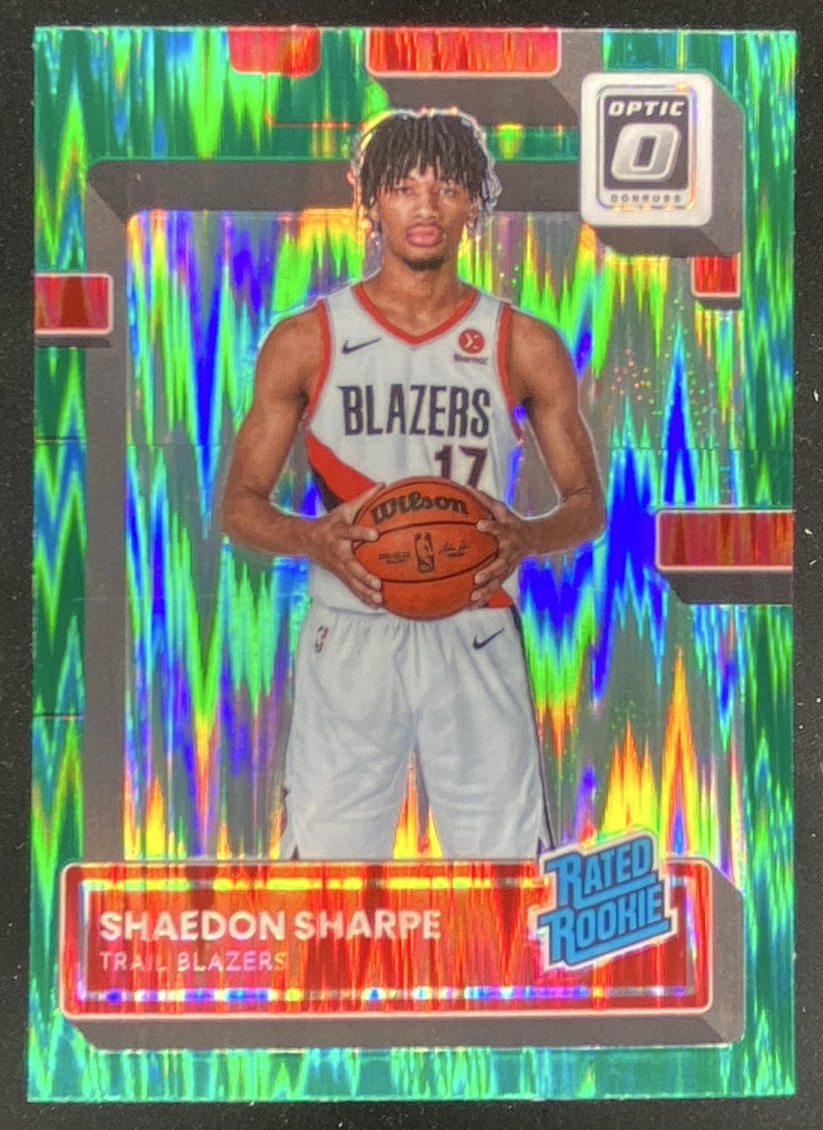 2022 Panini Donruss Optic Shaedon Sharpe #249 trading card