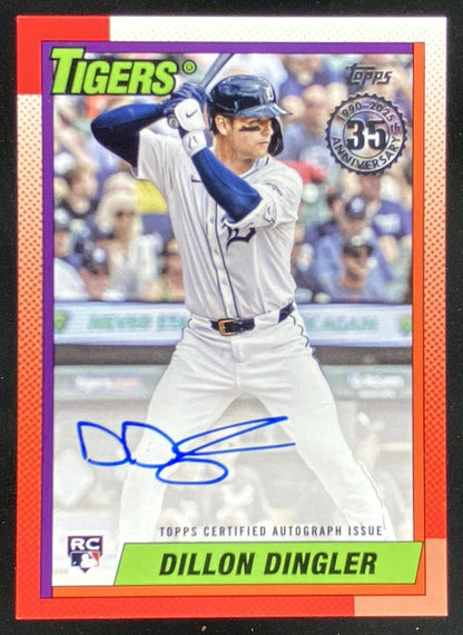 2025 Topps Dillon Dingler #90B2-DD trading card