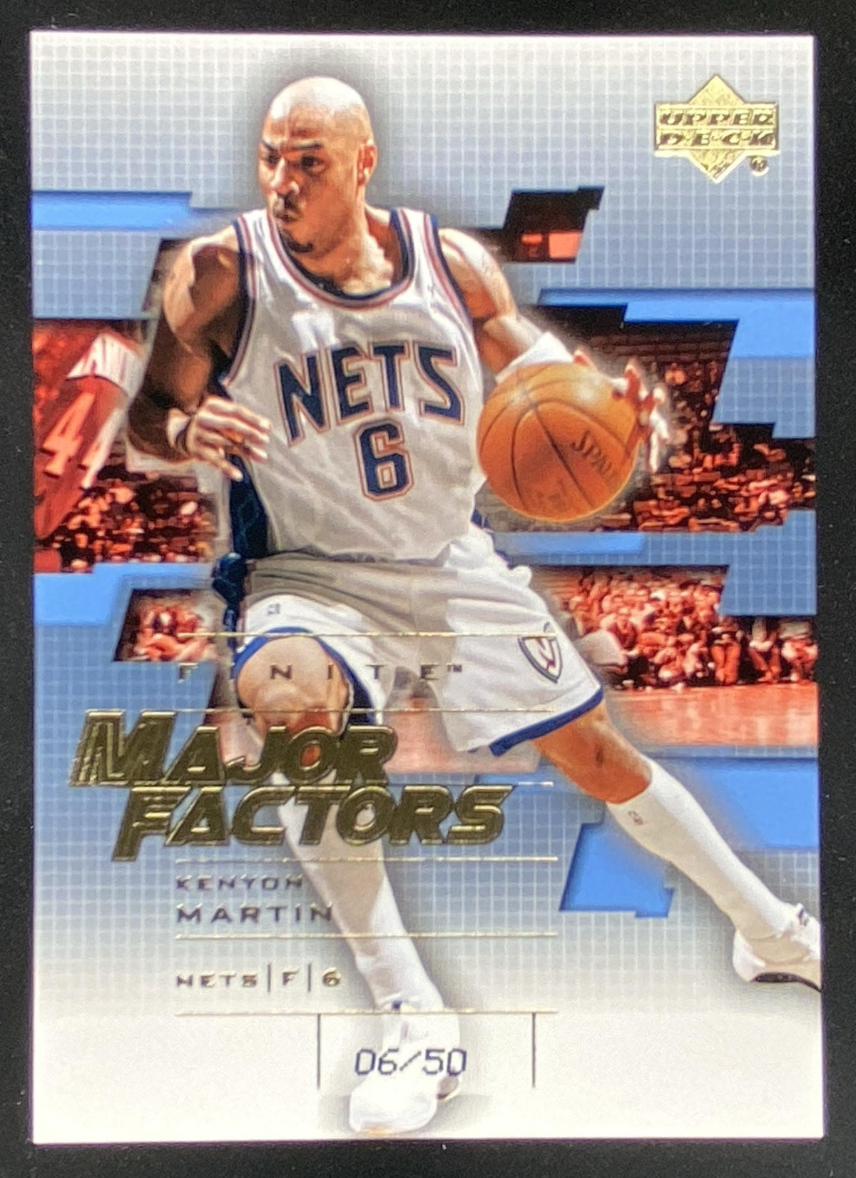 2003 Upper Deck Finite Kenyon Martin trading card