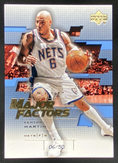 2003 Upper Deck Finite Kenyon Martin trading card