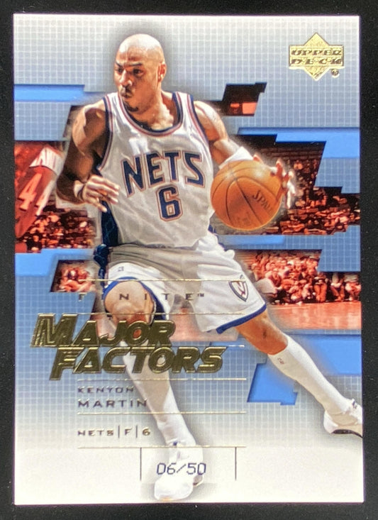 2003 Upper Deck Finite Kenyon Martin trading card
