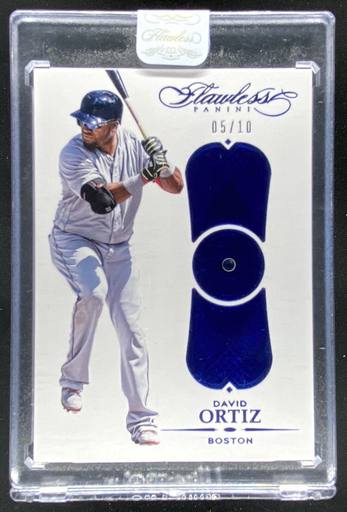 2017 Panini Flawless David Ortiz #27 trading card