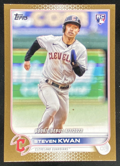 2022 Topps Update Steven Kwan #US54 trading card